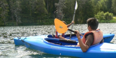youth kayaking
